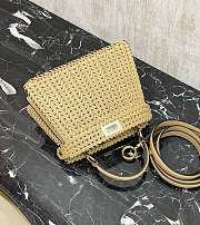 Fendi Peekaboo ISeeU interlaced leather Small 20x15.5x11cm - 2