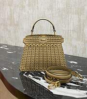 Fendi Peekaboo ISeeU interlaced leather Small 20x15.5x11cm - 6