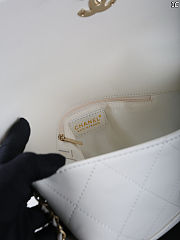 Chanel Trendy CC Medium LambWhite 29×17cm - 4