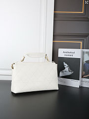 Chanel Trendy CC Medium LambWhite 29×17cm - 3