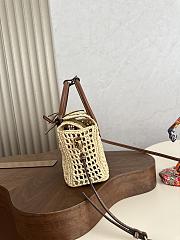 Miu Miu Raffia top-handle bag 25.5x14x9.5cm - 5