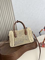 Miu Miu Raffia top-handle bag 25.5x14x9.5cm - 4