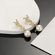 Saint Laurent Pearl Earrings - 4