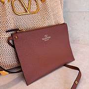 Valentino Garavani Medium Summer Raffia Tote 35x25x17cm. - 3