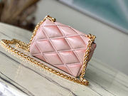 LOUIS VUITTON GO-14 MM Malletage Leather Pink Handbags 15×10×6.5cm - 4