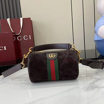 Gucci Ophidia Brown Mini Bag 18.5x11x11cm