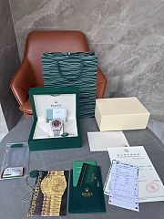 Rolex Datejust 36mm Red Diamond Dial Jubilee Bracelet 13.00 CT - 4