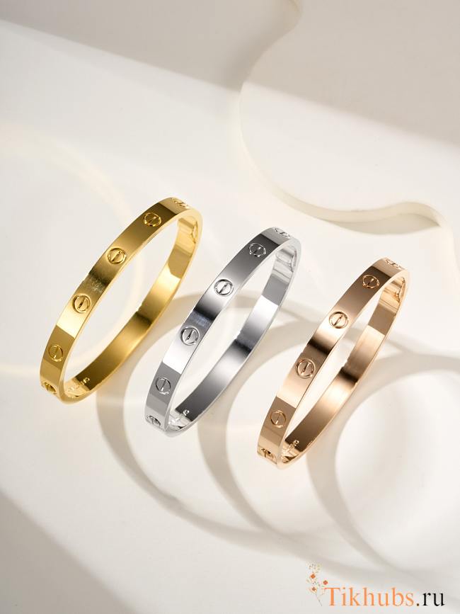 Cartier Bracelet Single Screw Silver 6.1 mm - 1