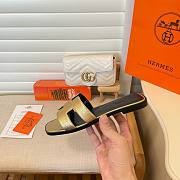 Hermès Oran Sandals Dore Chevre - 3