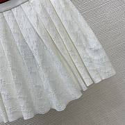 Gucci Pleated jacquard-knit mini skirt. - 4
