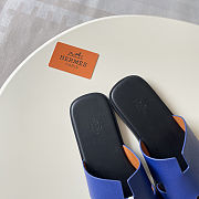 Hermès Izmir Blue Navy Sandal  - 3