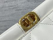 Dior Caro Colle Noire Clutch with Chain Latte Cannage Lambskin 27.5x4.5x14cm - 5
