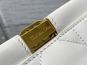 Dior Caro Colle Noire Clutch with Chain Latte Cannage Lambskin 27.5x4.5x14cm - 3
