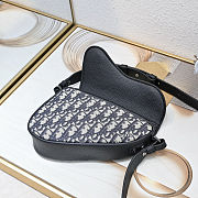Dior Saddle Bag Black Grained Taurillon 19.5x15x5.5cm - 5