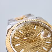 Rolex Datejust 41 Folding Dial Gold Watch 126333-0022 - 3