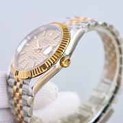 Rolex Datejust 41 Folding Dial Gold Watch 126333-0022 - 4
