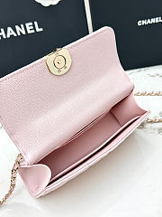 Chanel 25S Kelly Clutch Pink Bag 18X10X4.5cm - 6