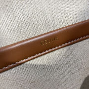CELINE Cabas Thais Canvas Tote Bag 41X28X17cm - 4
