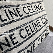 CELINE Cabas Thais Canvas Tote Bag 41X28X17cm - 2