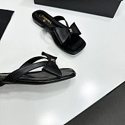 Chanel Bow Thong Sandals - 6