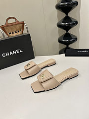 Chanel Turnlock Flat Mules - 1