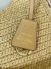 Prada Re-Edition Raffia Shoulder Bag 23x16x7cm - 2