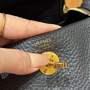 Hermès Lindy Black Bag 19x13x9.5cm - 3