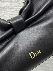  Dior Bow Black Bag 27x8x18cm - 5