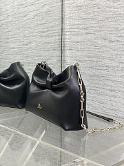  Dior Bow Black Bag 27x8x18cm - 3