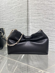  Dior Bow Black Bag 27x8x18cm - 2