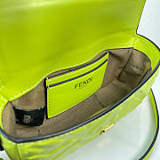 Fendi Mini Baguette Crossbody Neon Green Bag  - 4