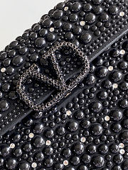 Valentino Garavani Mini VSling Handbag With Sparkling Embroidery 19 x 13 x 9 cm - 2
