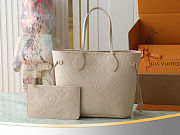 Louis Vuitton Neverfull MM Monogram Empreinte Leather 31 x 28 x 14 cm - 1