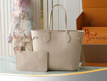 Louis Vuitton Neverfull MM Monogram Empreinte Leather 31 x 28 x 14 cm