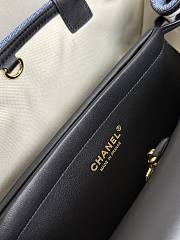 Chanel Baguette East West Tote Small Denim Bag 31x15x12cm - 6