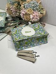 Dior Book Tote features the Multicolor Lily of the Valley embroidery 36×28 cm - 3