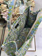 Dior Book Tote features the Multicolor Lily of the Valley embroidery 36×28 cm - 2