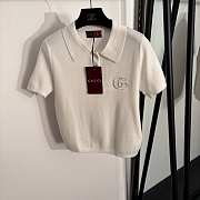 Gucci In White Polo Shirt - 1