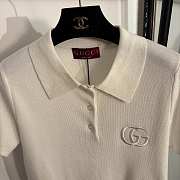 Gucci In White Polo Shirt - 3