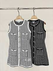 Chanel Sleeveless Tweed Mini Dress - 1