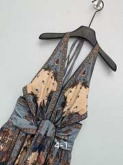 Zimmermann Ascension Plunge Halter Maxi Dress - 4
