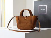 Saint Laurent Le 5 à 7 Baby Bea in Suede 18x15x13cm - 5