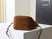 Saint Laurent Le 5 à 7 Baby Bea in Suede 18x15x13cm - 4