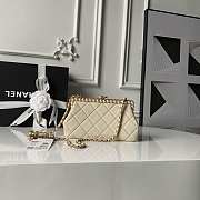 Chanel Pearl Evening Party Bag 10×20×7cm - 1