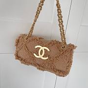 Chanel Tweed Nature Flap Bag 27cm - 6