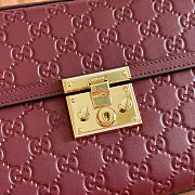 Gucci Padlock Medium Top Red Handle Bag 26x18x11.5cm - 6