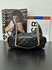 Chanel Shiny Lambskin Quilted Trendy Pockets Hobo 31cm x 15cm x 22cm - 6