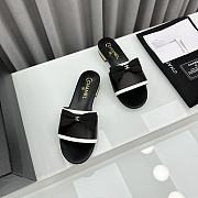 Chanel Bow Slide Black Sandals - 2