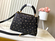  Louis Vuitton Capucines Lizard leather with Monogram studs Bag 27x18x9 cm - 4