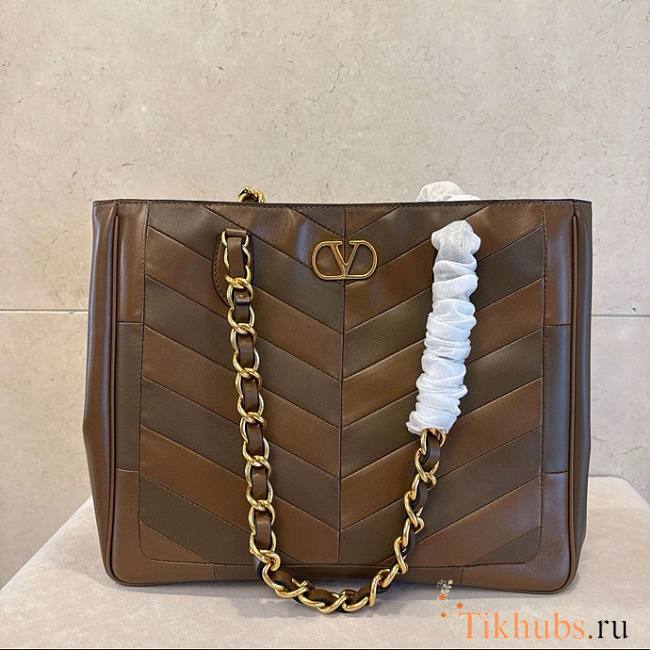 Valentino Garavani Laseine Shopping Bag 34X29X12cm - 1